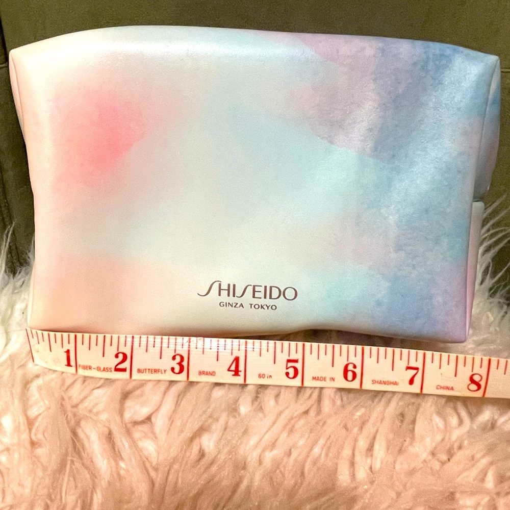 New Shiseido cosmetics bag.  One size.